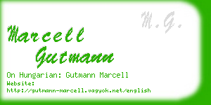 marcell gutmann business card